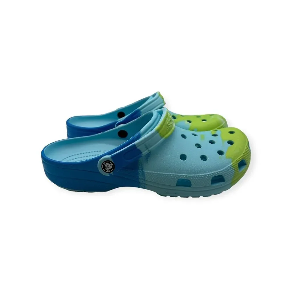 Crocs Classic Ombre Clog Blue Green 208275-4LE Size Men's 11‎ NWT